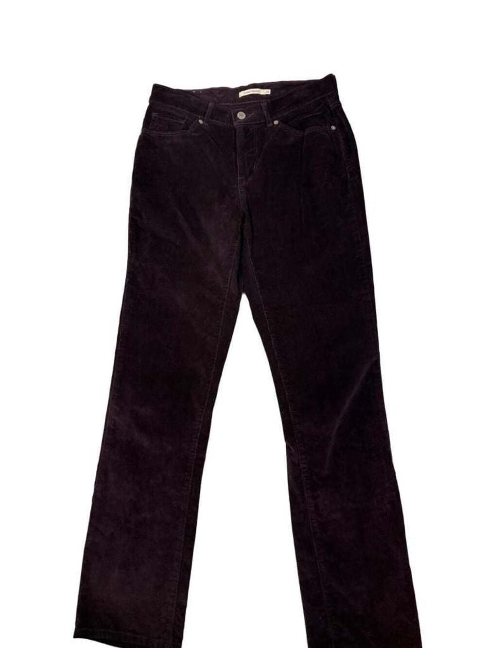 Levi's Classic Straight Burgundy Corduroy Pants Size 28